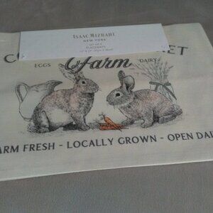 NWT ISAAC MIZRAHI Set of 4 Placemats